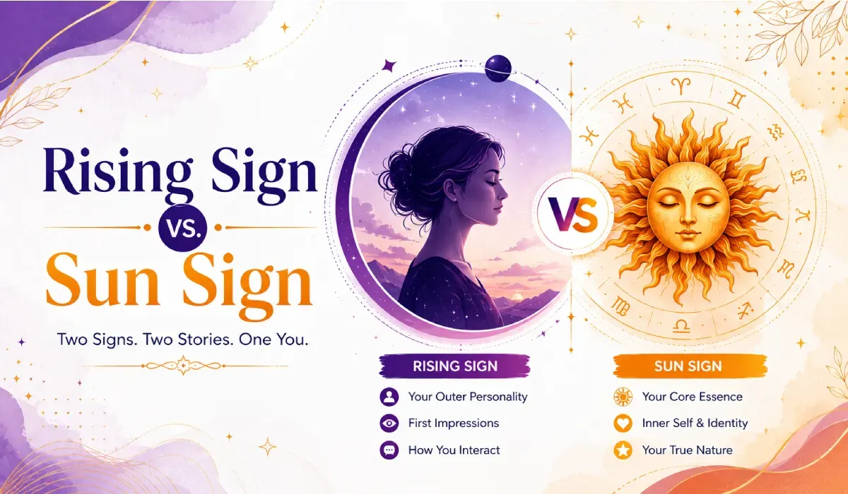 Rising Sign vs. Sun Sign